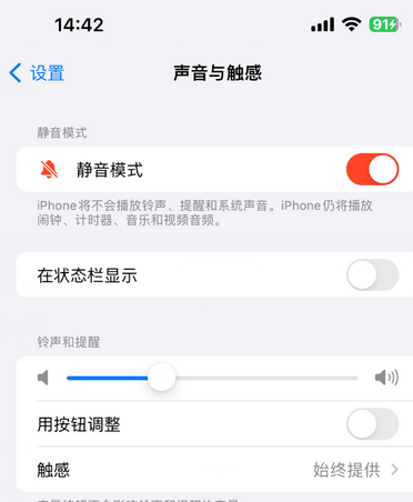 延长苹果15Pro维修网点分享iPhone15Pro系列机型中隐藏静音图标 