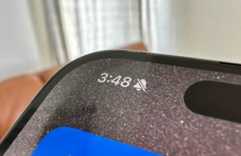 延长苹果15pro维修站分享如何隐藏iPhone15Pro上静音铃声图标 