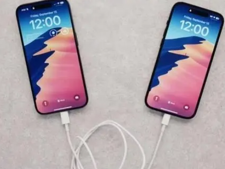 延长苹果15维修店分享iPhone15可以给安卓充电吗 
